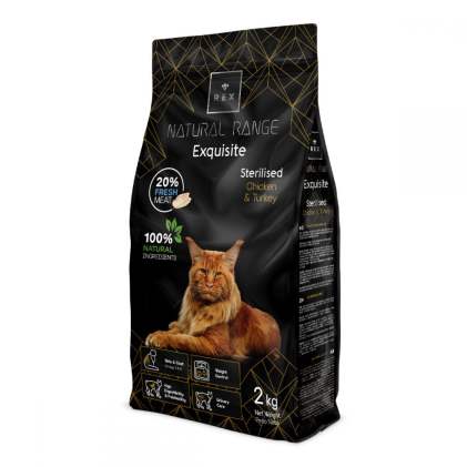 Rex Natural Range Exquisite Sterilised Chicken & Rice Сухий корм для стерилізованих кішок з куркою та індичкою