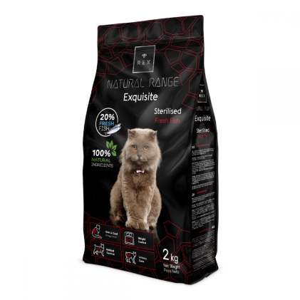 Rex Natural Range Exquisite Sterilised Fresh Fish Сухий корм для стерилізованих кішок з рибою