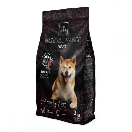 Rex Natural Range Adult Lamb & Rice Сухий корм для дорослих собак з ягням і рисом