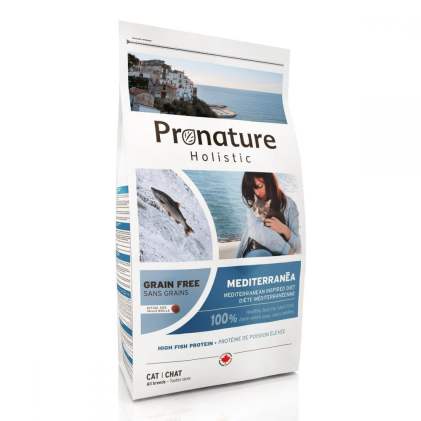 Pronature Holistic Mediterranea Беззерновий холістік корм для котів з лососем і в'яленими томатами