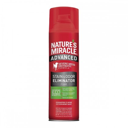 Natures Miracle Advanced Stain & Odor Eliminator Foam Уничтожитель пятен и запахов с улучшенной формулой для собак