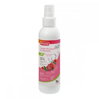 Beaphar Dry Shampoo Spray Органик спрей для очищения шерсти собак и кошек без воды