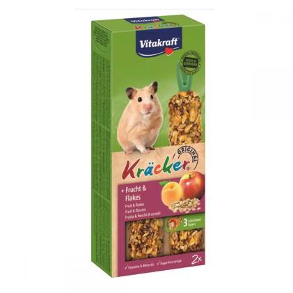 Vitakraft Kracker Frucht & Flakes Ласощі для хом'яків із фруктами