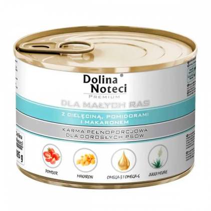 Dolina Noteci PREMIUM Консервы для собак малых пород телятина с помидорами и макаронами
