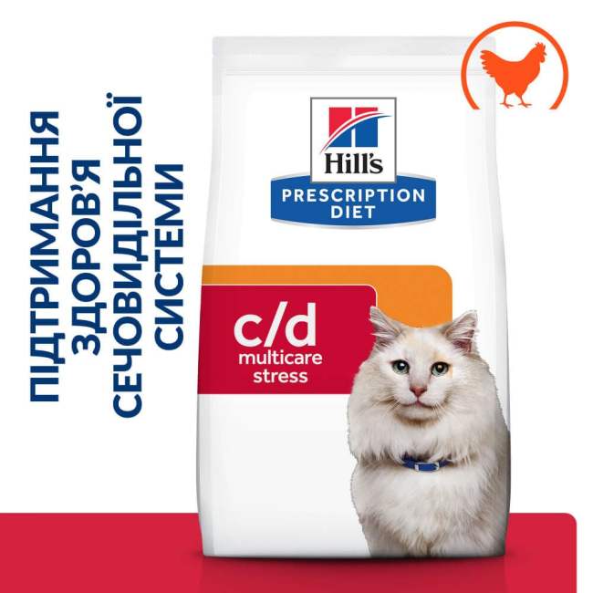 Hill's Prescription Diet c/d Feline Urinary Stress Лечебный корм