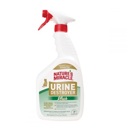 Natures Miracle Urine Destroyer Plus Уничтожитель пятен и запахов кошек