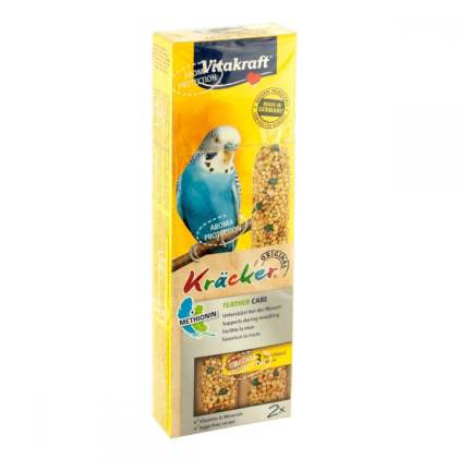 Vitakraft Kracker Feather Care Ласощі для хвилястих папуг в період линьки