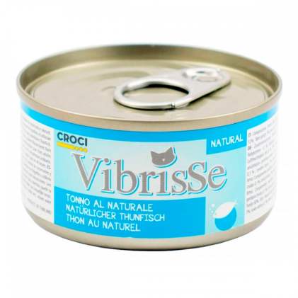 Vibrisse tuna Консервы для кошек с тунцом в собственном соку