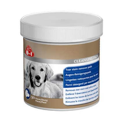 8in1 Cleansing Pads Вологі тампони для видалення плям сліз (90шт)