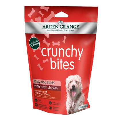 Arden Grange Crunchy Bites Digestive Support with chicken Ласощі для собак з куркою