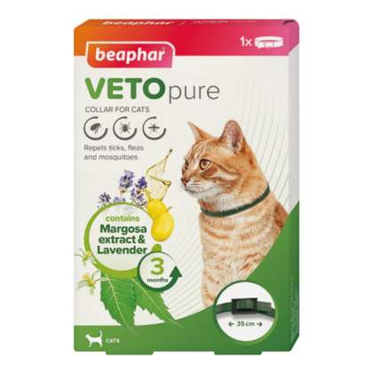 Beaphar Veto Shield Bio Band Ошейник для кошек от блох, клещей и комаров (35 см)