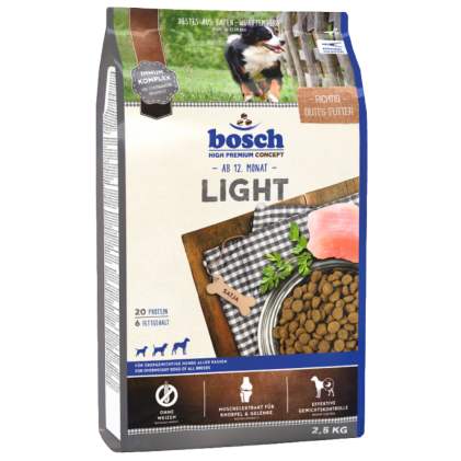Bosch Light Сухий корм для дорослих собак схильних до повноти і з надмірною вагою