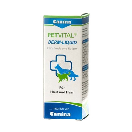 Canina Petvital Derm Liquid активирует клеточный обмен веществ