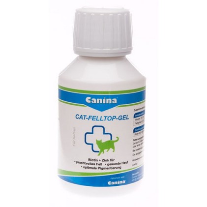 Canina Cat Felltop Gel лечение проблем с шерстью и кожей