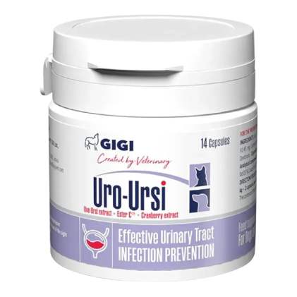 GIGI Uro-Ursi (Уро-Урси) Витаминно-минеральный комплекс для профилактики и лечения мочевыводящих путей кошек и собак
