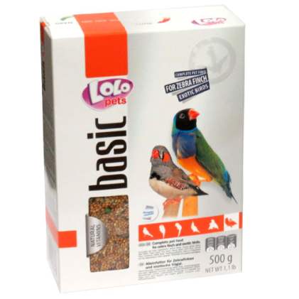 LoLo Pets Basic for Exotic Birds Полнорационный корм для экзотических птиц