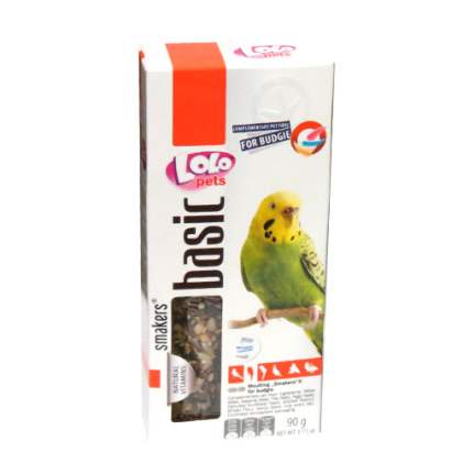 LoLo Pets Smakers BUDGIE Лакомства для волнистых попугаев в период линьки