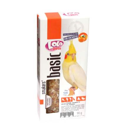 LoLo Pets Smakers COCKATIEL Лакомства для средних попугаев с апельсином