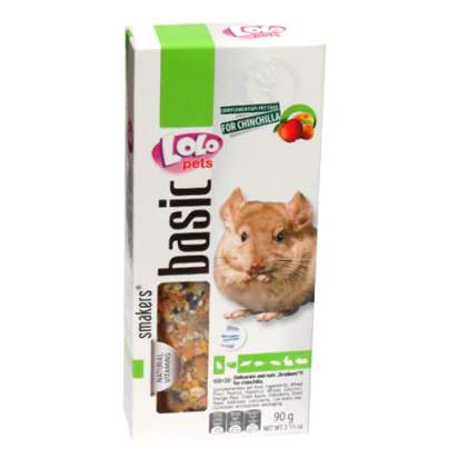 LoLo Pets Smakers CHINCHILLA Ласощі для шиншил з сухофруктами і горіхами