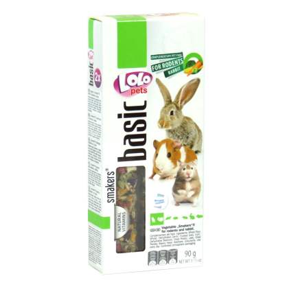LoLo Pets Smakers Rodents Лакомства для грызунов и кроликов с овощами