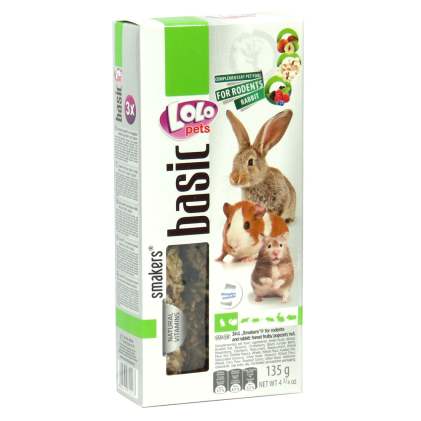 LoLo Pets Smakers Rodents Ласощі для гризунів та кроликів 3в1 з лісовими ягодами, горіхами та попкорном