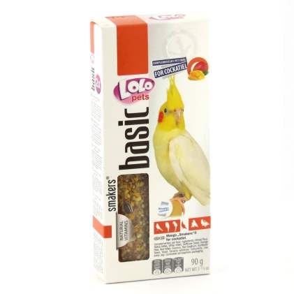LoLo Pets Smakers COCKATIEL Лакомства для средних попугаев с манго