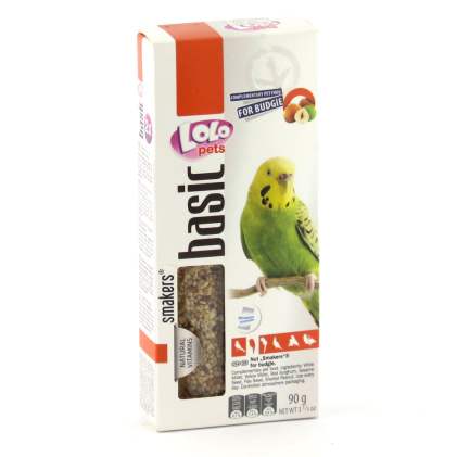 LoLo Pets Smakers BUDGIE Ласощі для хвилястих папуг з горіхами