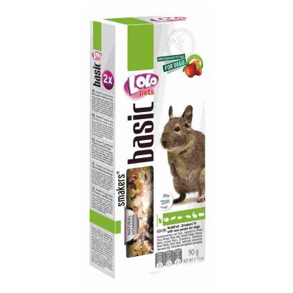 LoLo Pets Basic Smakers Degu Лакомства для дегу с фруктами и орехами