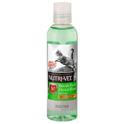 Nutri Vet Breath Fresh Dental Rinse for Cats Добавка в воду для гигиены полости рта кошек