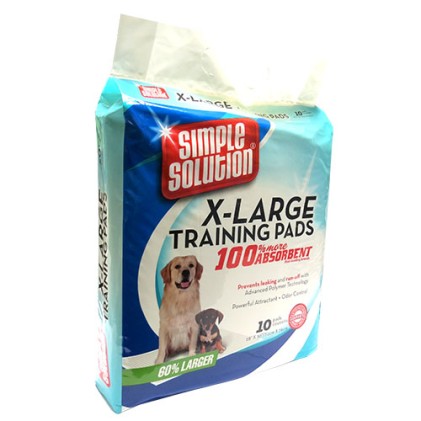 Simple Solution X-LARGE TRAINING PADS Пелюшки для цуценят і собак (71 x 76 см)