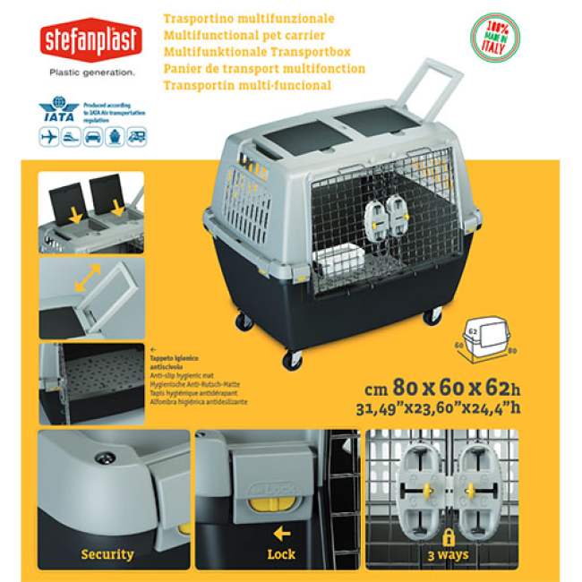 ホ　familiar Stefanplast переноска на двоих животных Gulliver TOURING 80 (IATA