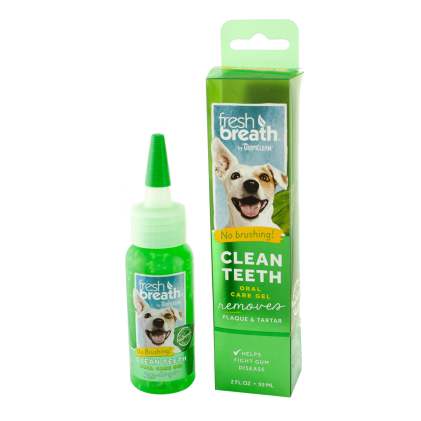 TropiClean Oral Care Gel Removes Гель для чистки зубов у собак свежее дыхание