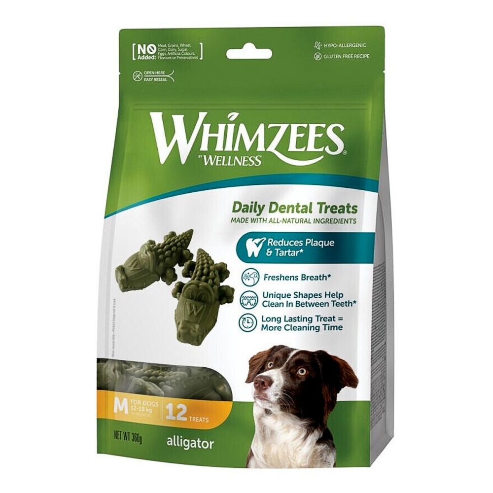 Whimzees Alligator Лакомства для собак в виде крокодила купить в